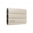 SAMSUNG Hordozható SSD T7 Shield, USB 3.2 Gen.2 (10Gbps), 2TB, Bézs