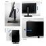 SAMSUNG IPS monitor 22" T45F, 1920x1080, 16:9, 250cd/m2, 5ms, DisplayPort/2xHDMI/2xUSB, Pivot