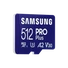 SAMSUNG Memóriakártya, PRO Plus microSDXC kártya 512GB, CLASS 10, UHS-I, U3, V30, A2, + Adapter, R180/W130