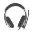 SBOX Fejhallgató, HEADSET + MICROPHONE, Black/Silver