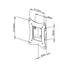 SBOX LCD-100 fali konzol dönthető, 100x100, 13"-30", max 15 kg