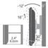 SBOX LCD-2900B fali konzol, dönthető, forhatható, 19"-37", 200x200, max 25 kg