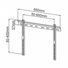 SBOX PLB-114B fali konzol, fix, 40"-70", 600x400, max 60 kg