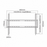 SBOX PLB-2264F 37"-70" fali konzol, fix, 600x400, max. 35 kg, fekete