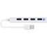 Speedlink SL-140000-WE SNAPPY SLIM USB Hub, 4-Port, USB 2.0, Passzív, fehér
