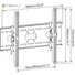 TECHLY ICA-PLB 890 dönthető fali konzol 42-80" LCD kijelzőhöz, fekete