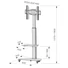 TECHLY ICA-TR3WH gurulós padlóállvány 37-70" LCD kijelzőhöz