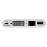 TRIPP LITE USB-C adapter, DVI, USB-A Port, Gbe and PD Charging, fehér