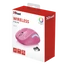 TRUST Vezeték nélküli egér 22336 (Yvi FX Wireless Mouse - pink)