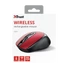 TRUST Vezeték nélküli tölthető egér 24019 (Zaya Rechargeable Wireless Mouse - red)