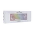 White Shark GK-2201W-US RONIN-W fehér membrán gamer billentyűzet (US)