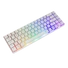 White Shark GK-2201W-US RONIN-W fehér membrán gamer billentyűzet (US)