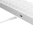 White Shark SHINOBI mechanikus (red switch) gamer billentyűzet, fehér (angol)