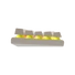 White Shark WAKIZASHI-W/BL-US, GK-002122-W/BL-US fehér mechanikus gamer billentyűzet, angol