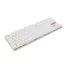 White Shark WS GK-2106W/R-US COMMANDOS fehér mechanikus angol (red switch) gamer billentyűzet