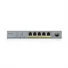 ZYXEL Switch 5x1000Mbps (5xPOE) + 1xGigabit SFP Menedzselhető, GS1350-6HP-EU0101F