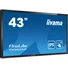 iiyama 24/7 interaktív kijelző, 42,5", 3840x2160, 16:9, 500cd, 8ms, 1200:1, HDMI/USB/Ethernet, T4362AS
