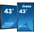 iiyama 24/7 interaktív kijelző, 42,5", 3840x2160, 16:9, 500cd, 8ms, 1200:1, HDMI/USB/Ethernet, T4362AS