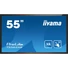 iiyama 24/7 interaktív kijelző, 54,6", 3840x2160, 16:9, 500cd, 8ms, 1200:1, HDMI/USB/Ethernet, T5562AS