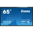 iiyama 24/7 interaktív kijelző, 64,5", 3840x2160, 16:9, 500cd, 8ms, 1200:1, HDMI/USB/Ethernet, T6562AS