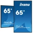 iiyama Prolite 24/7 IPS LFD 64.5" LH6554UHS-B1AG, 3840x2160, 16:9, 500cd/m2, 8ms, DVI/VGA/HDMI/DP/USB/LAN/Wifi,  pivot