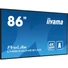 iiyama Prolite  IPS LFD 85.6" LH8654UHS-B1AG, 3840x2160, 16:9, 500cd/m2, 8ms, DVI/VGA/HDMI/DP/USB/LAN, fekete, pivot